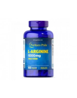 L arginine Arginina 1000mg 100caps PURITANS Pride