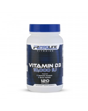 Vitamina D3 10.000 120 softgels PLV Proline Vitamins