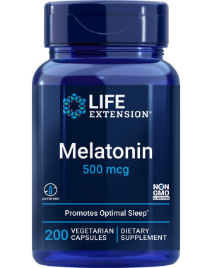 Melatonin 500 mcg, 200 vegetarian capsules