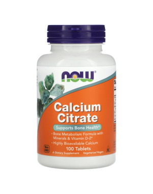 NOW Foods, Calcium Citrate , 100 Tablets