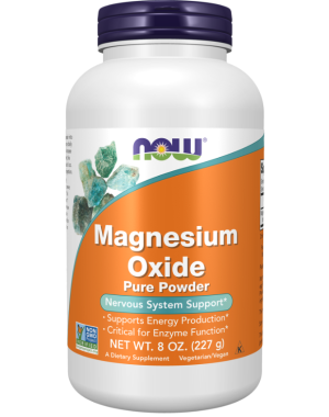 Magnesium Oxide Pure Powder, 8 oz (227 g) Now foods