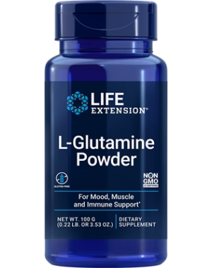 L-Glutamine Powder 100 grams Life Extension