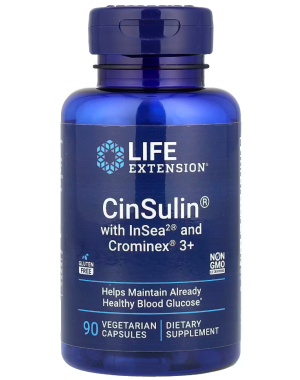 CinSulin with InSea2 and Crominex 3+, 90 Vegetarian Capsules