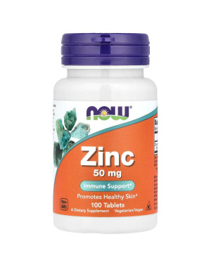 Zinc, 50 mg, 100 Tablets