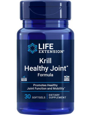 Krill Healthy Joint Formula, 30 Softgels Life Extension