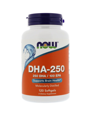 DHA-250, 120 Softgels Now foods