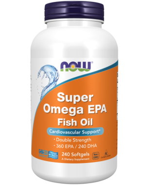 Super Omega EPA Fish Oil, 240 Softgels (1,000 mg per Softgel) Now foods