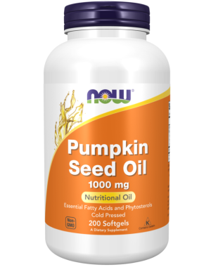 Pumpkin Seed Oil, 1,000 mg, 200 Softgels Now foods