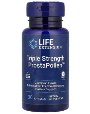 Triple Strength ProstaPollen, 30 Softgels Life Extension