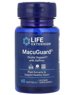 MacuGuard, Ocular Support with Saffron, 60 Softgels Life Extension