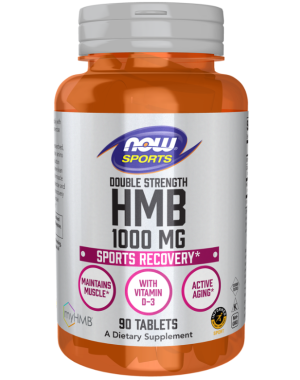 HMB, Double Strength, 1,000 mg, 90 Tablets Now foods