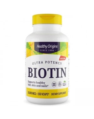 Biotin 10000mcg 150vcaps Healthy Origins