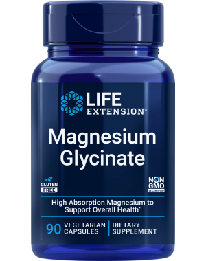 Magnesium Glycinate 90 vegetarian capsules Life Extension