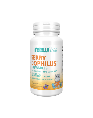 Berry Dophilus 60 Chewables NOW Foods