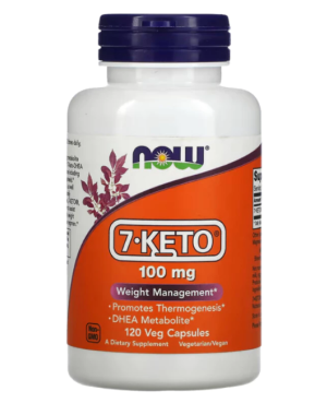7-KETO 100 mg, 120 Cápsulas Vegetarianas Now foods