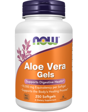 Aloe Vera Gels, 250 Softgels (50 mg per Softgel) Now foods