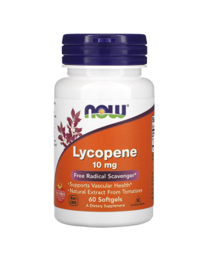 Lycopene, 10 mg, 60 Softgels Now foods