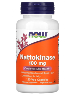 Nattokinase, 100 mg, 120 Veg Capsules Now foods