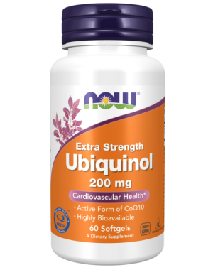 Ubiquinol, Extra Strength, 200 mg, 60 Softgels Now foods
