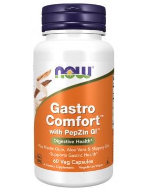 Gastro Comfort  with PepZin GI, 60 Veg Capsules Now foods