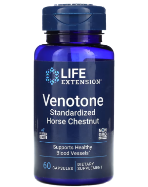 Venotone, Standardized Horse Chestnut, 60 Capsules (250 mg per Capsule) Life Extension