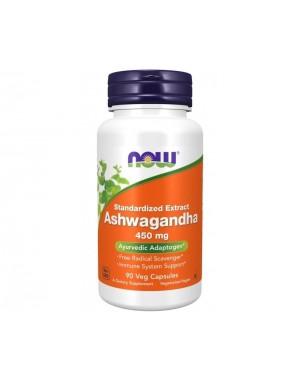 Ashwagandha 450 mg 90 Veg Capsules Now Foods