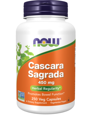 Cascara Sagrada, 450 mg, 250 Veg Capsules Now foods