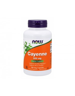 Cayenne 500 mg 100 Veg Capsules NOW Foods