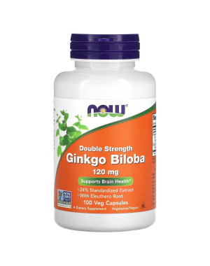 Ginkgo Biloba With Eleuthero Root, 100 Veg Capsules