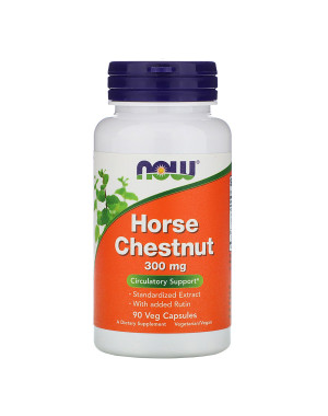 Horse Chestnut, 300 mg, 90 Veg Capsules Now