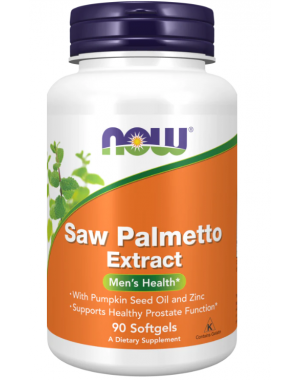 Saw Palmetto Extract, 80mg 90 Softgels Now foods