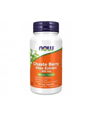Chaste Berry Vitex Extract 300 mg 90 Veg Capsules NOW Foods