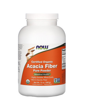 Organic Acacia Pure Powder, 12 oz (340 g) Now
