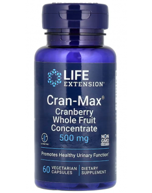 Cran-Max 500 mg. 60 Cápsulas Vegetarianas Life Extension