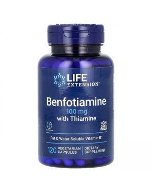 Benfotiamine with Thiamine 100mg 120s Life Extension