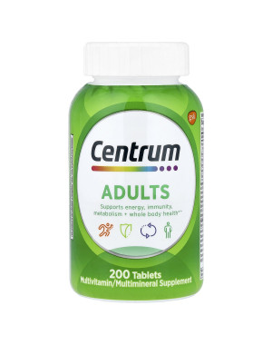 Centrum, Adults Multivitamin, 200 Tablets