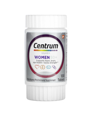Centrum, Silver Women 50+ Multivitamin, 100 Tablets