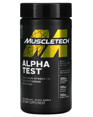 AlphaTest, 120 Capsules MuscleTech
