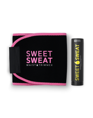 Sweet Sweat Stick 6.4 Oz + Waist Trimmer-Original-Pink-M