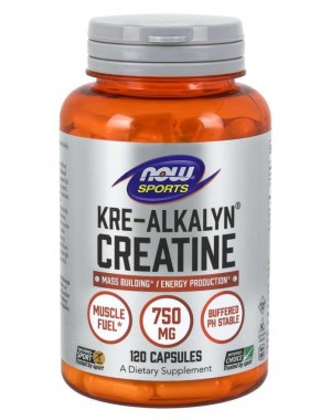 Kre Alkalyn Creatine 120 Capsules NOW Foods