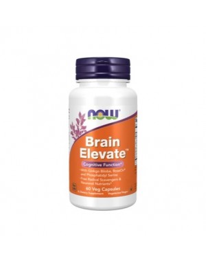 Brain Elevate 60 vegcaps NOW Foods