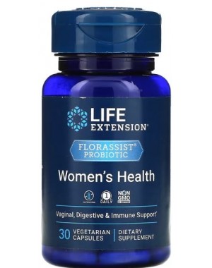 FLORASSIST Probiotic Women's Health 30 vegetarian capsules Life Extension