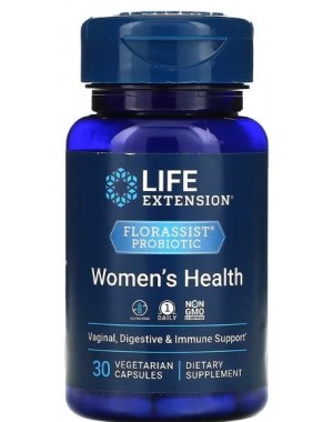 FLORASSIST Probiotic Women's Health 30 vegetarian capsules Life Extension