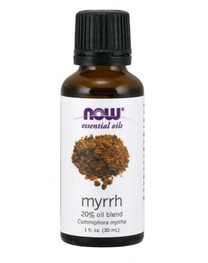 Óleo essencial blend Myrrh mirra 20% 1oz 30ml NOW Foods