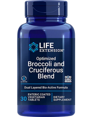 Optimized Broccoli and Cruciferous Blend 30 vegetarian tablet Life Extension