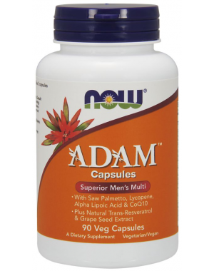 ADAM Men s Multiple Vitamin multivitaminico para homens Veg 90 Capsules Now Foods