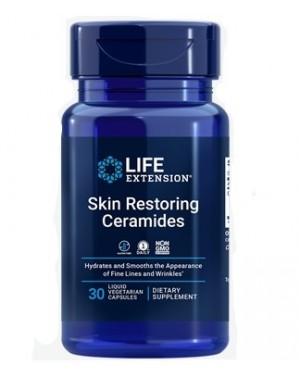 Skin Restoring Ceramides 30 Veg caps LIFE Extension