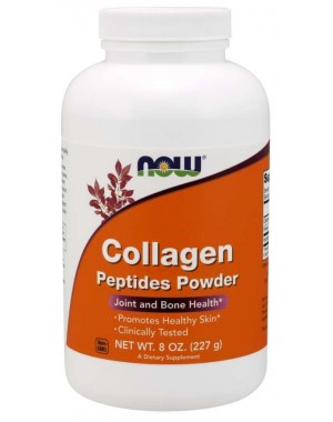Colageno Peptides Powder pó 8oz 227g NOW Foods 