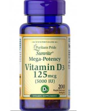 Vitamina D3 5.000 200s Puritans