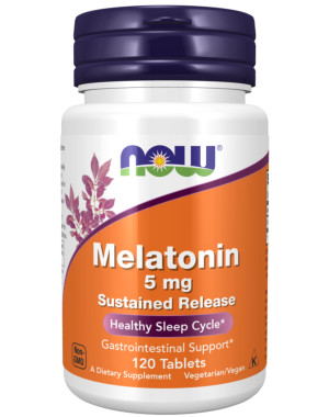 MELATONIN 5mg SR  120 TABS Now foods